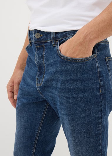 Mid Wash Slim Fit Jeans