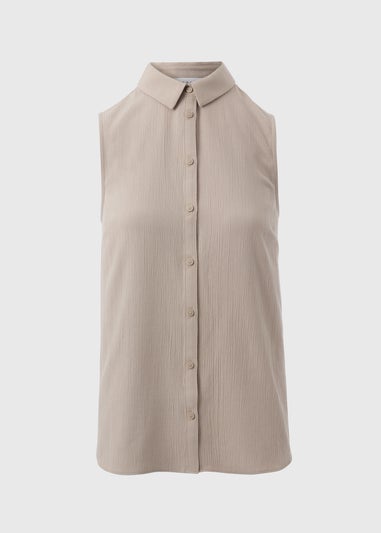 Stone Sleeveless Shirt