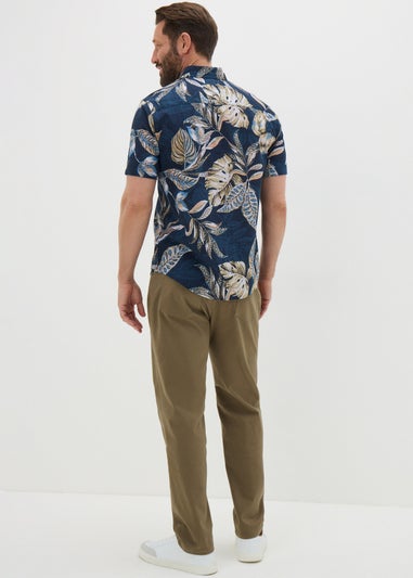 Khaki Regular Fit Jeans