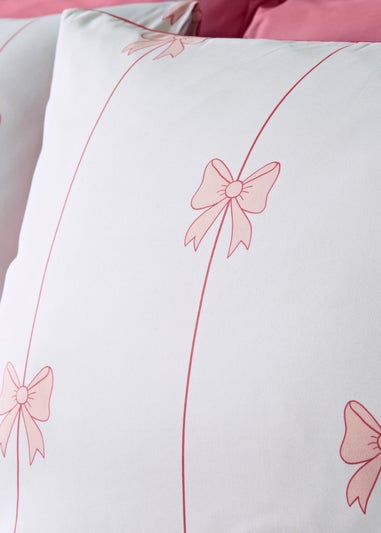 Pink Bow Duvet Set