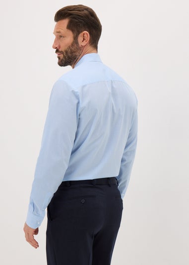 Taylor & Wright Blue Check Regular Fit Shirt