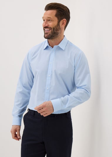 Taylor & Wright Blue Check Regular Fit Shirt