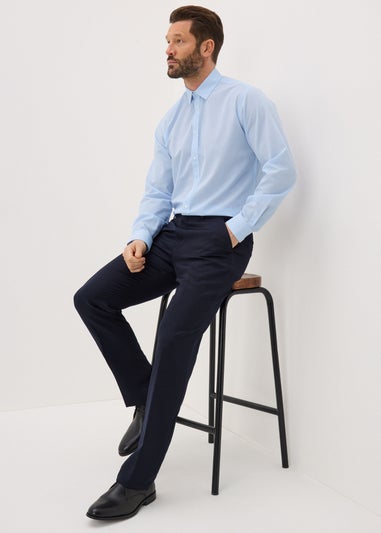 Taylor & Wright Blue Check Regular Fit Shirt