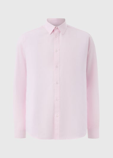 Taylor & Wright Pink Textured Regular Fit Shirt