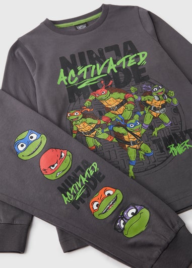 Ninja Turtles Charcoal Pyjama Set (7-13yrs)