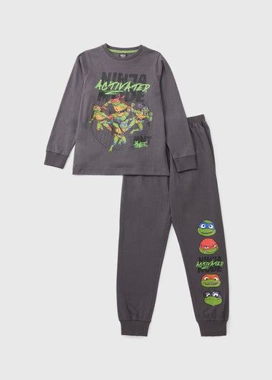 Ninja Turtles Charcoal Pyjama Set (7-13yrs)