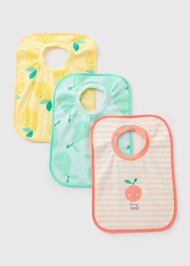 3 Pack Multicolour Jersey Bibs