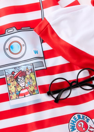 Where's Wally Kids Red Costume (3-10yrs)