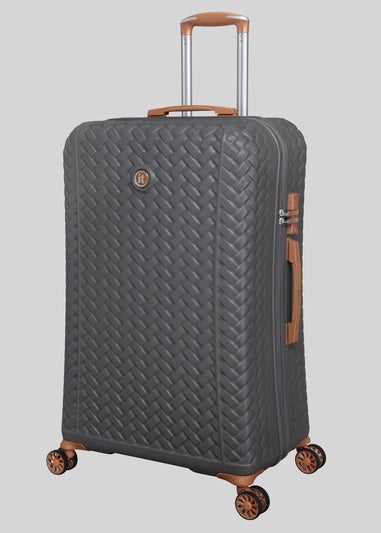 IT Luggage Grey Hardshell Suitcase