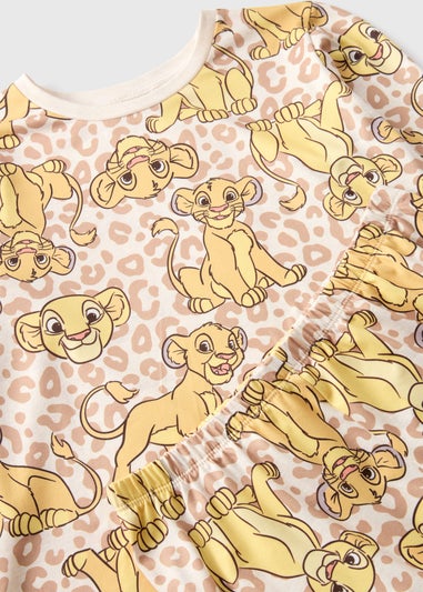 Disney Kids Oatmeal Lion King Pyjama Set (3-12yrs)