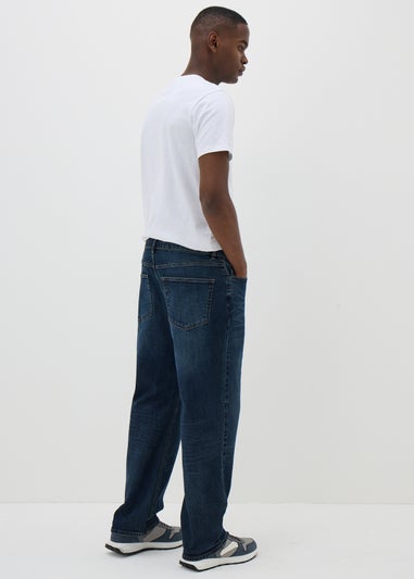 Dark Wash Relaxed Fit Jeans