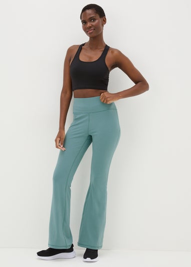 Souluxe Green Flare Leggings