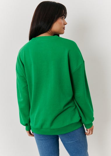 In The Style Jac Jossa Green Paris Sweatshirt