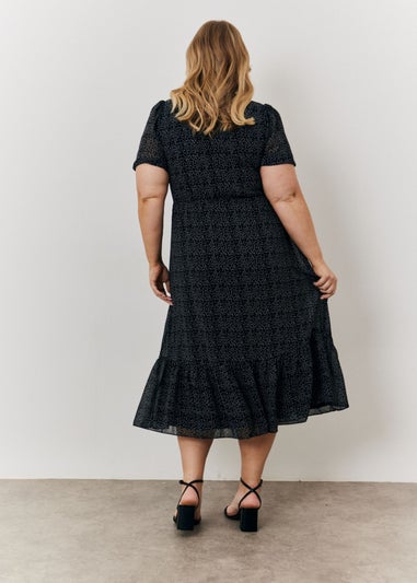 In The Style Jac Jossa Polka Dot Midi Dress