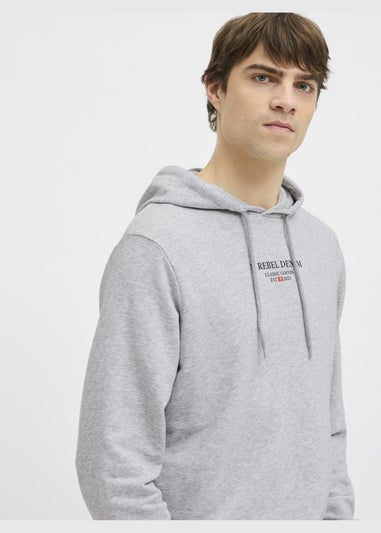 JJ Rebel Grey Logo Hoodie