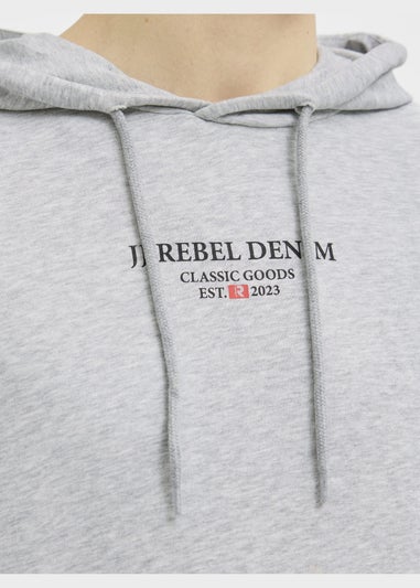 JJ Rebel Grey Logo Hoodie