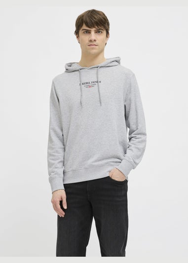 JJ Rebel Grey Logo Hoodie