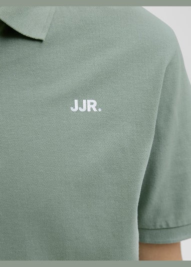 JJ Rebel Green Logo Polo Shirt