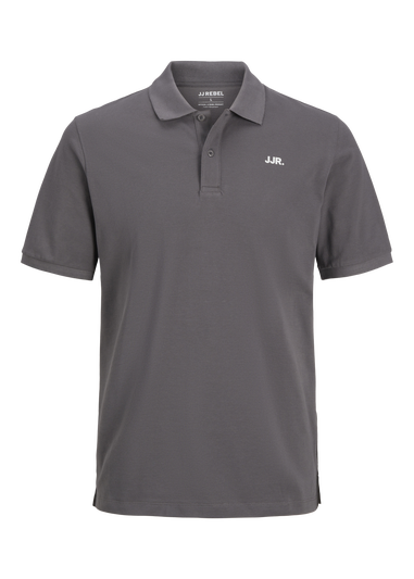 JJ Rebel Grey Logo Polo Shirt