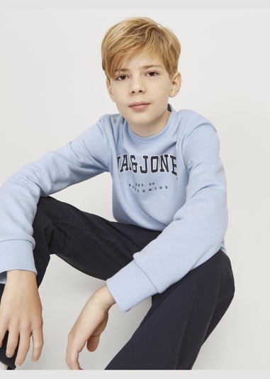 Jack & Jones Kids Blue Varsity Sweatshirt (8-16yrs)