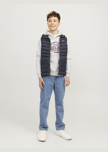 Jack & Jones Kids Grey Hoodie (8-16yrs)