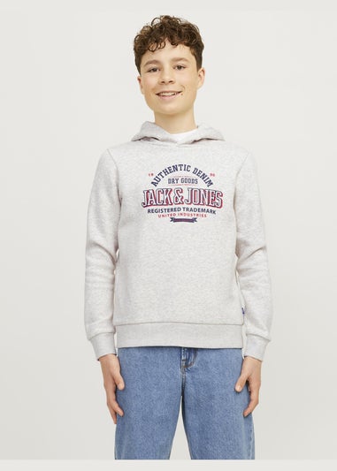 Jack & Jones Kids Grey Hoodie (8-16yrs)