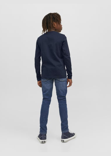 Jack & Jones Kids Navy Long Sleeve T-Shirt (8-16yrs)