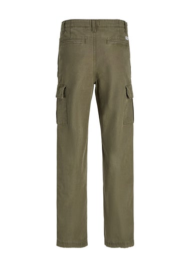 Jack & Jones Kids Khaki Cargo Trousers (8-16yrs)