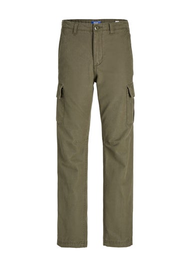 Jack & Jones Kids Khaki Cargo Trousers (8-16yrs)