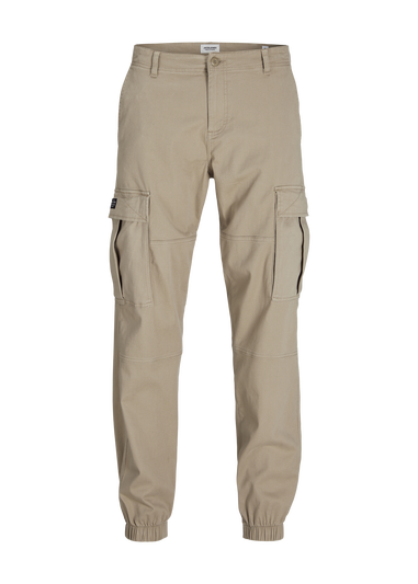 Jack & Jones Kids Beige Cuffed Cargo Trousers (8-16yrs)