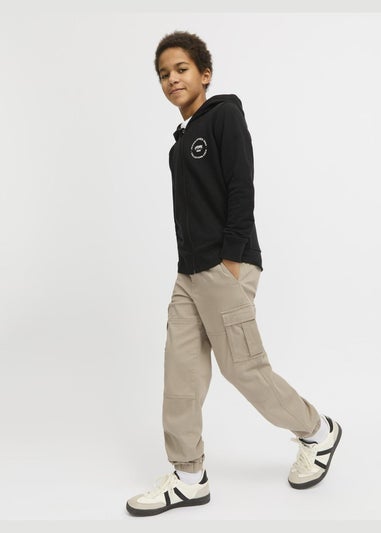 Jack & Jones Kids Beige Cuffed Cargo Trousers (8-16yrs)