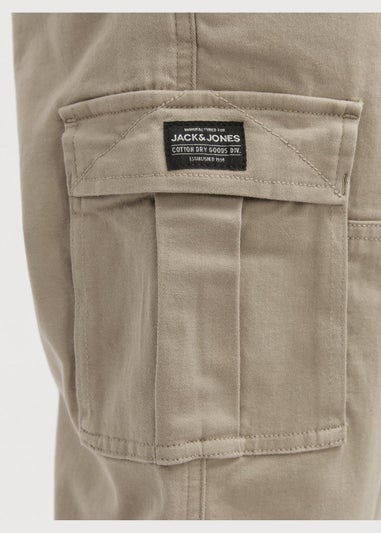 Jack & Jones Kids Beige Cuffed Cargo Trousers (8-16yrs)