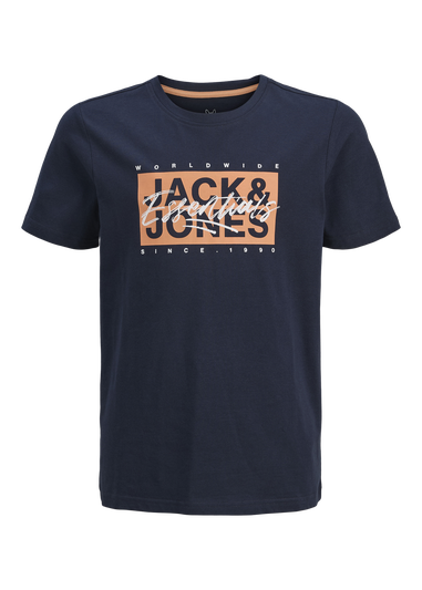 Jack & Jones Boys Navy Colton T-Shirt (8-16yrs)