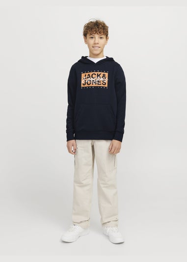 Jack & Jones Navy Colton Hoodie (8-16yrs)