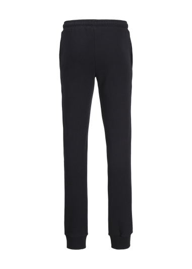 Jack & Jones Black Slogan Jogging Bottoms (8-16yrs)