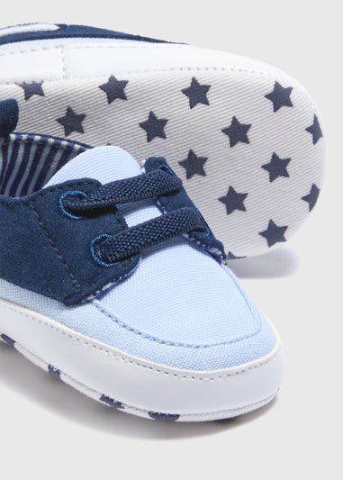 Baby Blue Boat Shoes (Newborn-18mths)