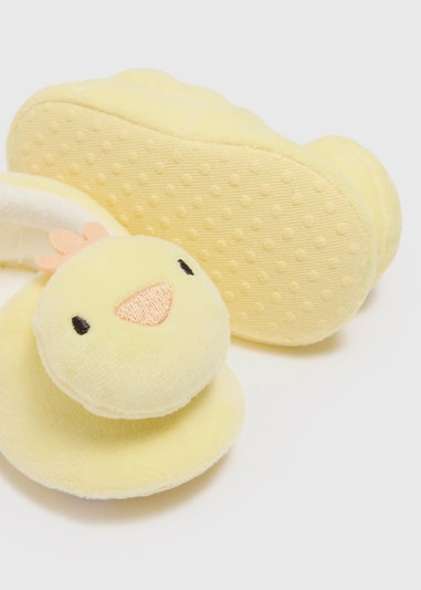 Baby Yellow Chick Slippers (Newborn-18mths)