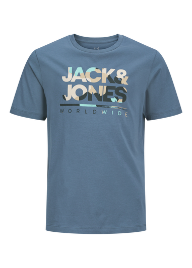 Jack & Jones Boys Blue Luke T-Shirt & Shorts Set (8-16yrs)