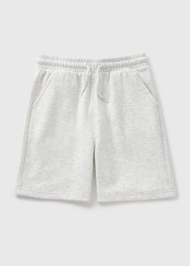 Boys Grey Jogger Shorts (7-15yrs)