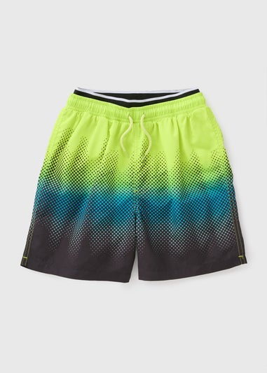 Boys Multicolour Ombre Swim Shorts