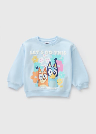 Bluey Girls Floral Sweatshirt (1-7yrs)