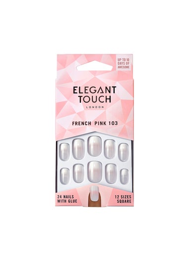 Elegant Touch French Nail 103 M Pink FT