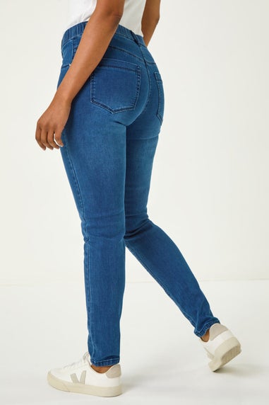 Roman Blue Petite Denim Stretch Jegging