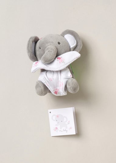 Rock a Bye Baby Pink 10-Piece Elephant Print Hanging Gift Set