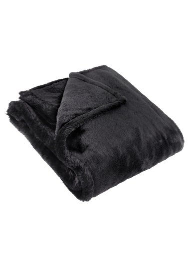 furn. Kallu Double-Sided Faux Fur Throw (150cm x 200cm)