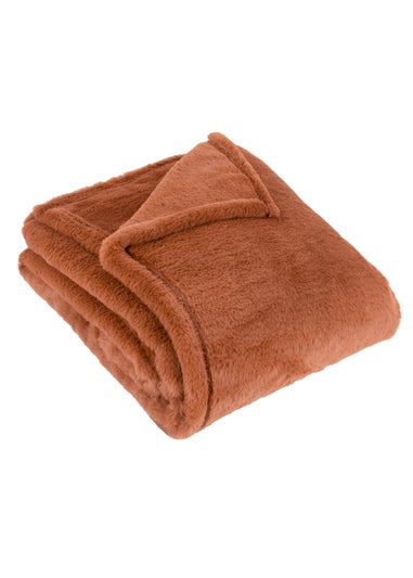 furn. Kallu Double-Sided Faux Fur Throw (150cm x 200cm)