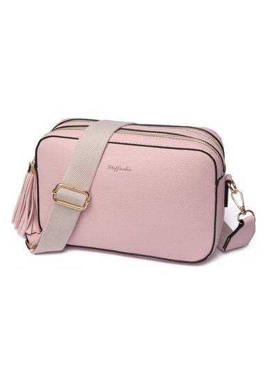 Raffaella Pink Cross Body Camera Bag