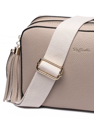 Raffaella Taupe Cross Body Camera Bag