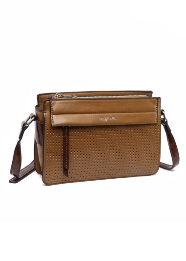 Raffaella Brown Thin Cross Body Bag