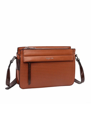 Raffaella Burnt Orange Thin Cross Body Bag